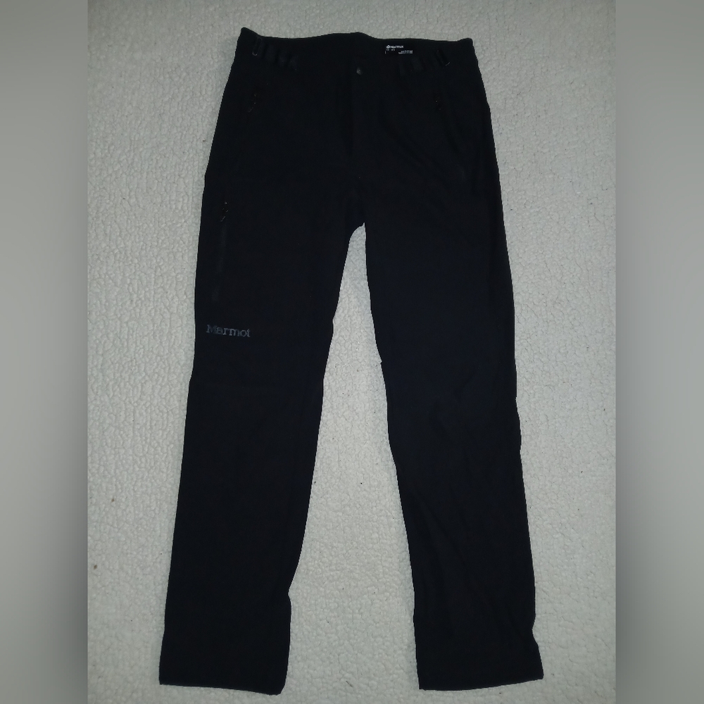 MARMOT Scree mens size 30 quick dry UPF 50 black pants